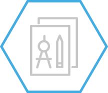 icon showing drawing implements