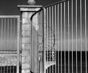metal gates and railings