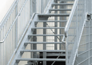 metal staircase