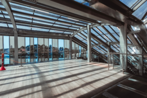 steel fabricated building framework