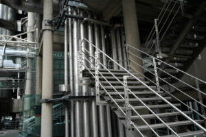 metal staircase